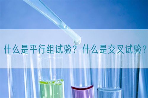 什么是平行組試驗？什么是交叉試驗？(圖1)